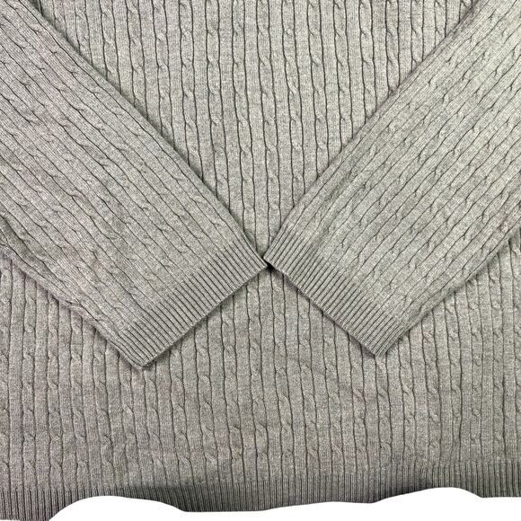 Lane Bryant Faux Layered Long Sleeve Collar Sweater V Neck Plus Size 14/16 Beige - Picture 6 of 12